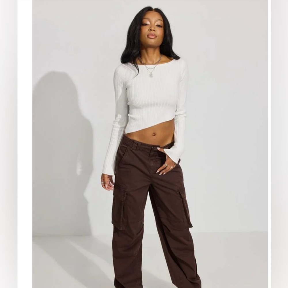 Garage Bodycon Boat Neck Sweater